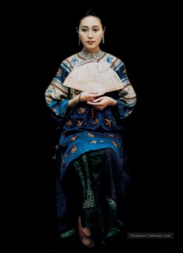 Chinoise œuvres - Mémoire de XunYang chinois CHEN Yifei fille